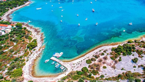 Blue Lagoon And Trogir